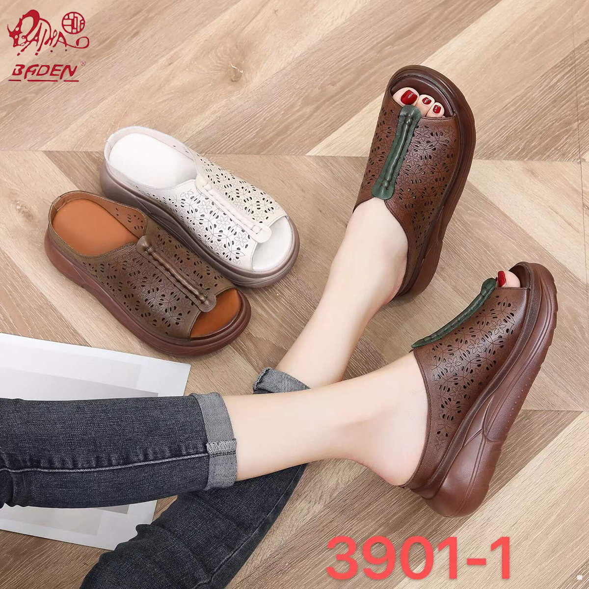 Genuine leather sandals-A02