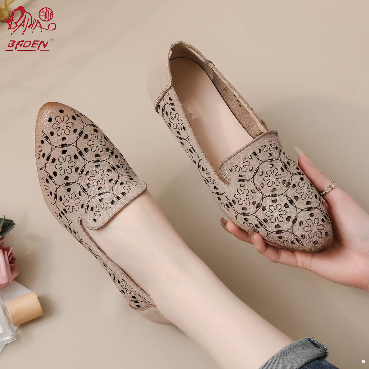 Genuine leather sandals-A03