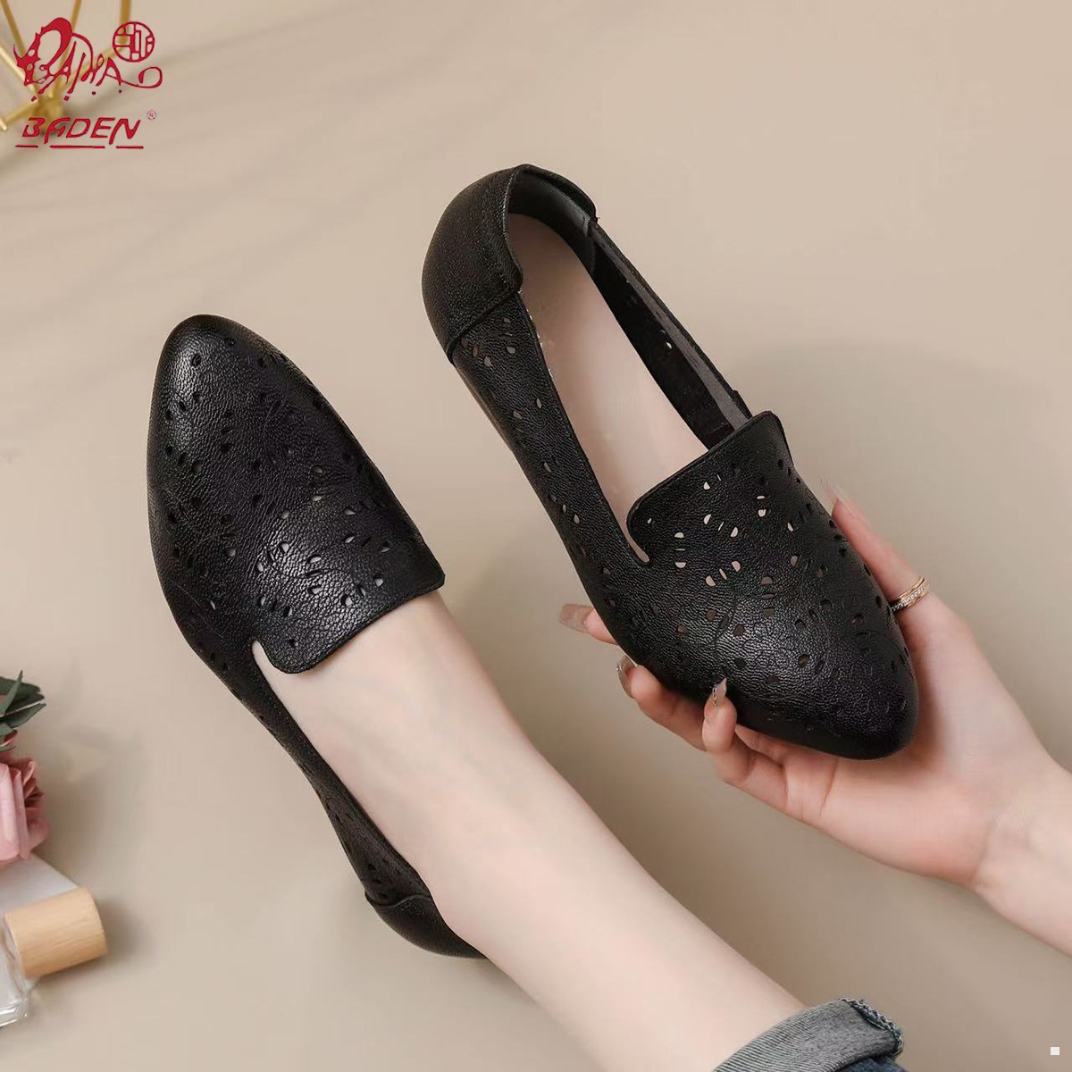 Genuine leather sandals-A03