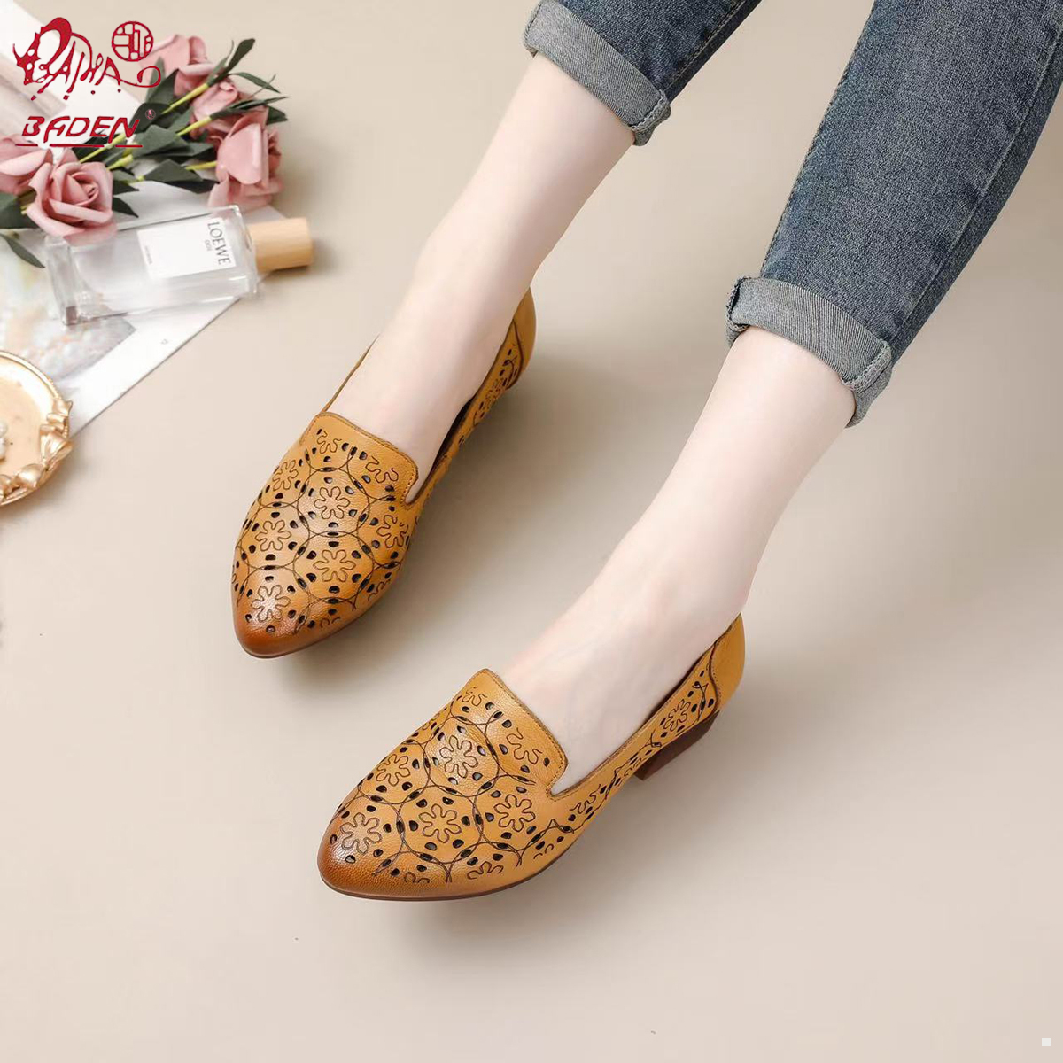 Genuine leather sandals-A03