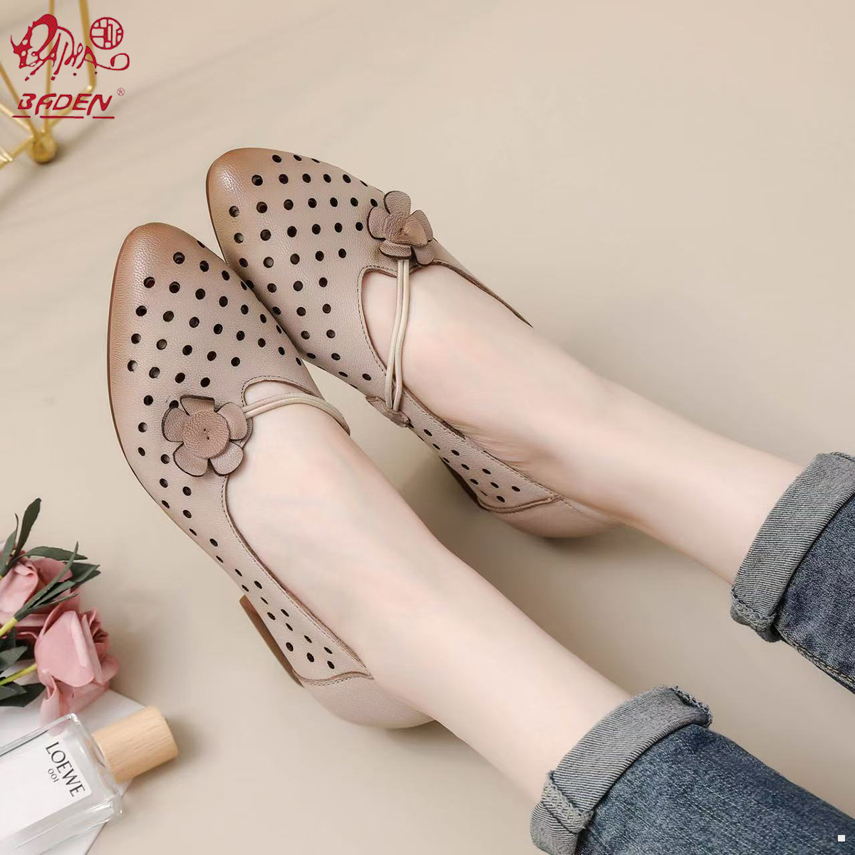 Genuine leather sandals-A03