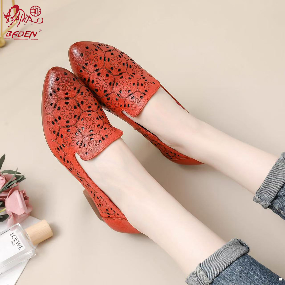 Genuine leather sandals-A03