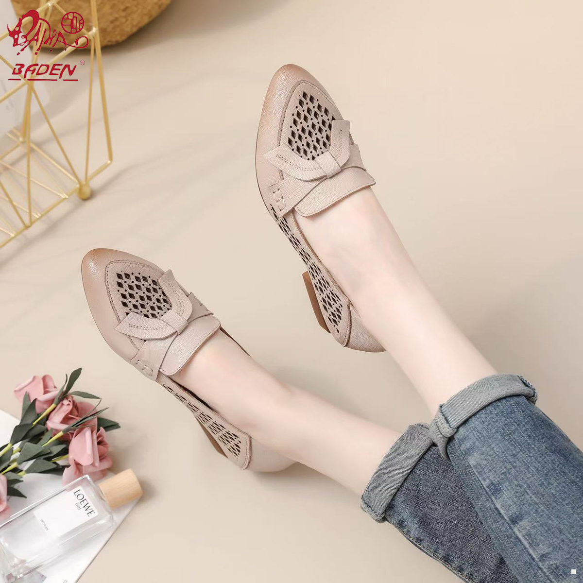 Genuine leather sandals-A04
