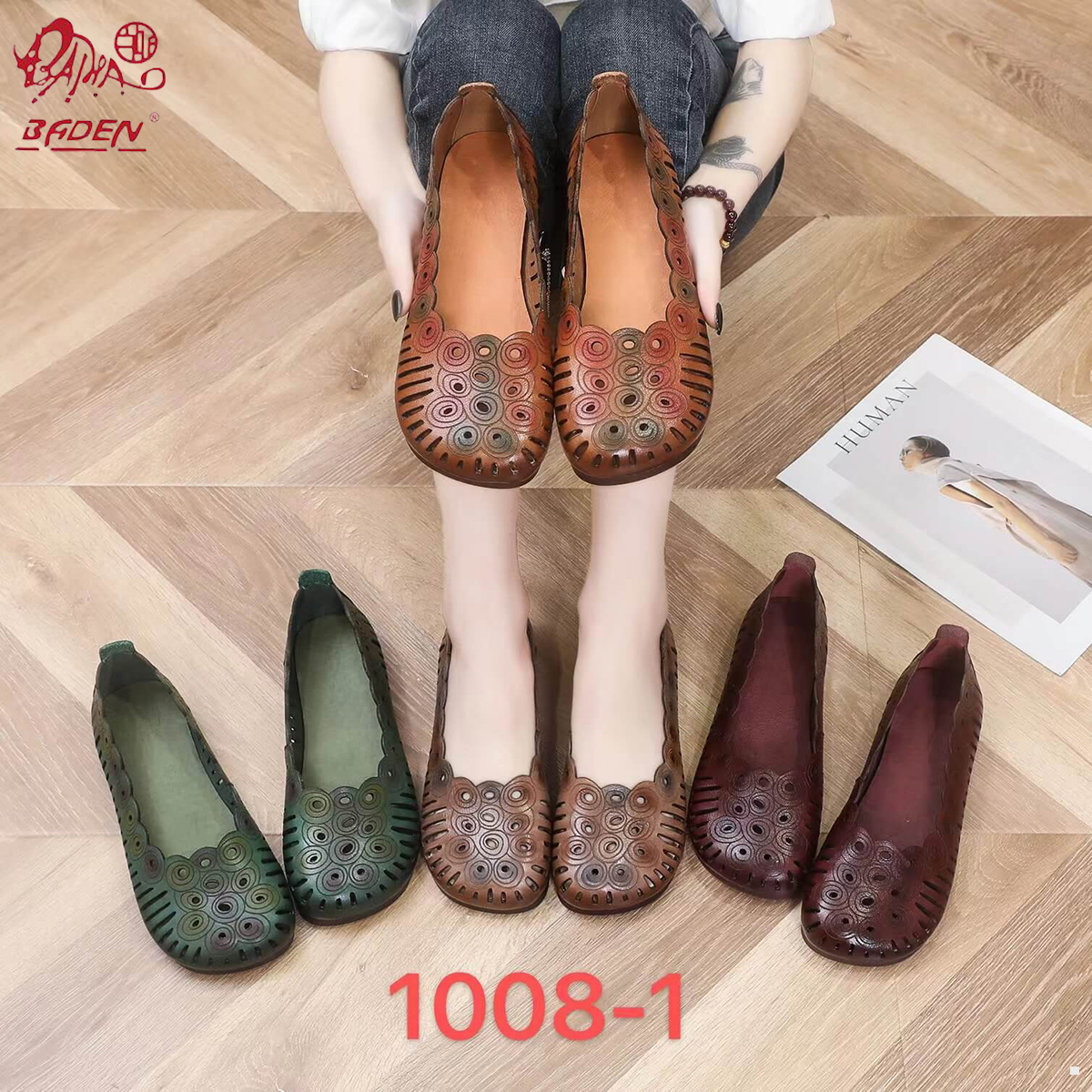 Genuine leather sandals-A06