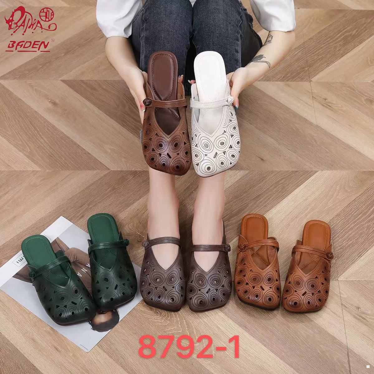 Genuine leather sandals-A06