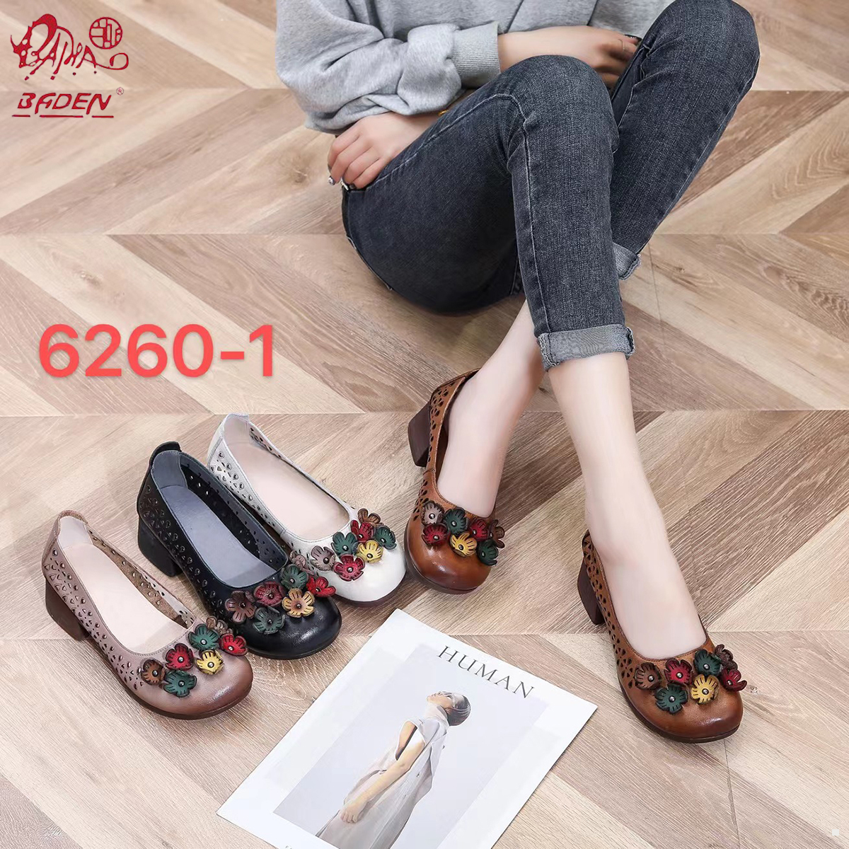 Genuine leather sandals-A09